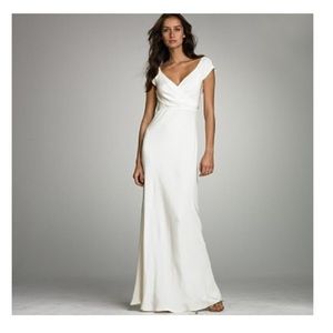 J Crew Cecelia Champagne Wedding Gown